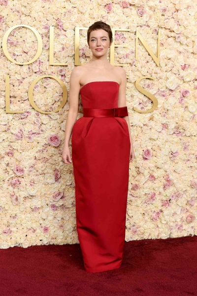 Emma Stone arrived at the 2025 Golden Globes with a super short new pixie haircut. See her hair transformation here.