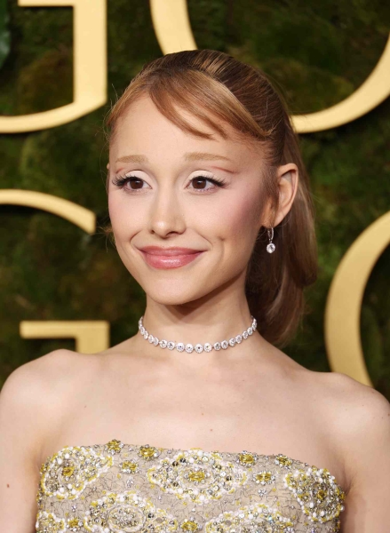 From Michelle Yeoh's super sharp front bang to Pamela Anderson's soft curtain bangs, see the bangs that stole the show at the 2025 Golden Globes.