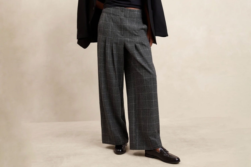 Glenn Close wore wide-leg trousers on The Drew Barrymore Show. Oversized trousers have been worn by Elle Fanning, Ayo Edebiri, Katie Holmes, and Demi Moore. Shop the comfy-chic trend starting at $35.