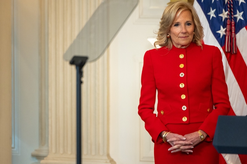 In One of Her Final First Lady Moments, Jill Biden Rewears Custom Schiaparelli