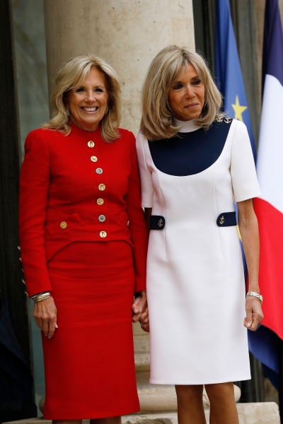 In One of Her Final First Lady Moments, Jill Biden Rewears Custom Schiaparelli