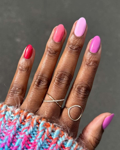 Light pink is a classic nail color. It mimics the color of the natural nail bed and is neutral enough to go with any outfit. Whether you prefer a neutral nail look or something bolder, find inspiration here.