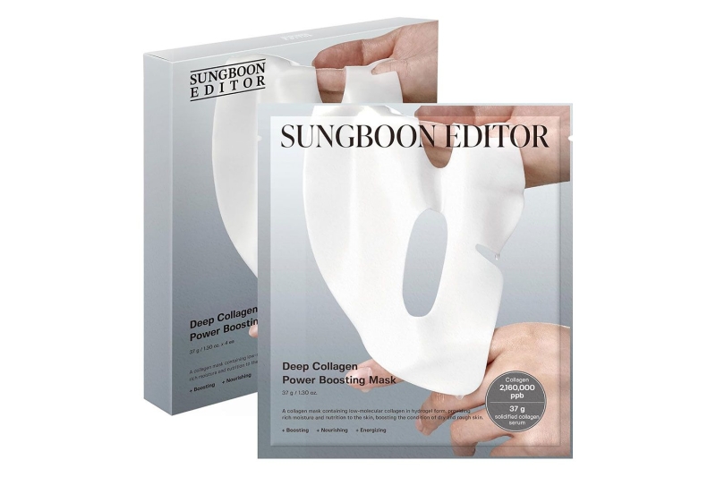 Sungboon Editor’s Deep Collagen Mask is beauty editor-approved for plumping fine lines. Shop the K-beauty treatment for $17 on Amazon.