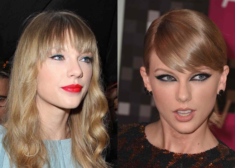 Taylor Swift's cat eye is one of her defining makeup looks. Learn about the evolution of her liner, her favorite products, and how to get her beauty look, here.