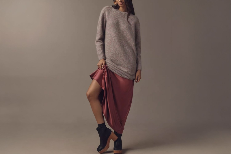 The 10 winter styles a fashion writer is buying from Anthropologie’s long weekend sale. Shop cozy sweaters, sweater dresses, wide-leg pants, and teddy jackets, up to 43 percent off.