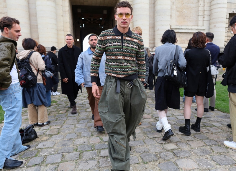 The Best Loewe Looks in Street Style, From Logo Knits to Anthurium Tops