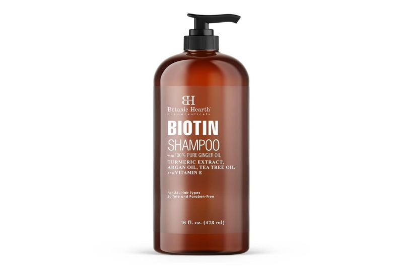 The Botanic Hearth Biotin Shampoo is $15 at Amazon. Fans say the rosemary-infused formula strengthened their weak, breakage-prone hair, while others say it reversed hair loss.