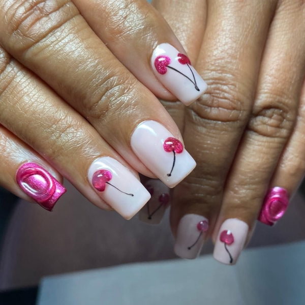 The early aughts were full of iconic beauty trends. In the nail art arena, square French manicures reigned supreme, alongside duck-shaped nails, animal prints and tattoo-inspired designs.