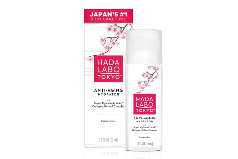 The Hada Labo Tokyo Anti-Aging Hydrator is $13 at Amazon. Shoppers say the retinol cream smooths fine lines, hydrates dry skin, and allows them to skip foundation as a result.