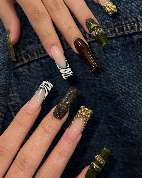 The Lunar New Year is celebrating the Year of the Snake, and we found the coolest serpent themed nail ideas that symbolize transformation and strength.