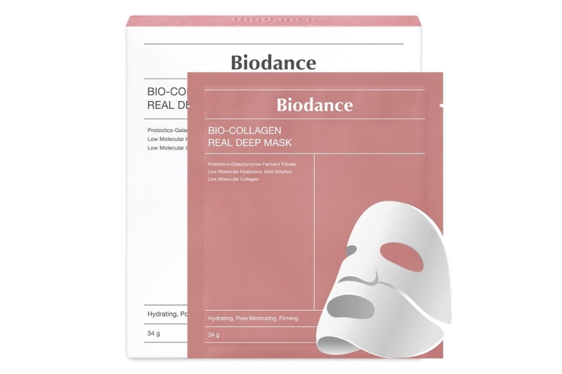 The Medicube Collagen Overnight Wrapping Peel Off Facial Mask smooths lines and wrinkles while you sleep, according to a beauty writer. Shop it for $19 at Amazon to rejuvenate wrinkled skin.