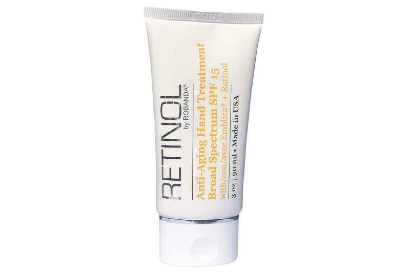 The Robanda Retinol Anti-Aging Hand Treatment is $17 at Amazon, where shoppers say it transformed their aging hands. Try the smoothing retinol cream for youthful-looking hands within weeks.