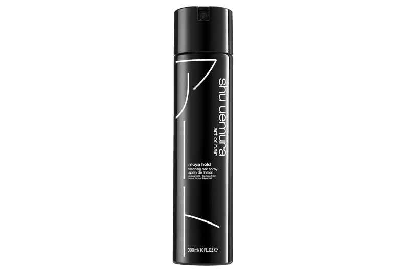 The Shu Uemura Moya Hold Finishing Hair Spray is $44 at Amazon. Read a beauty writer’s review of the flexible, strong-hold finishing spray from a brand Jennifer Aniston uses.