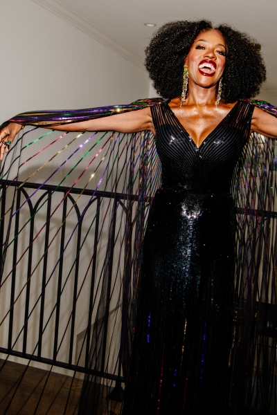 Viola Davis Rewears This Black Sequined Dress to the 2025 Golden Globes